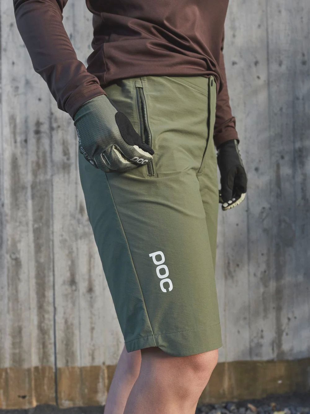 Spodenki rowerowe POC ESSENTIAL ENDURO- zielony r.M