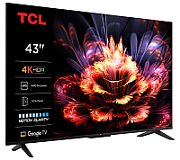 Televizor TCL LED 43V6C, 108 cm, Smart Google TV, 4K Ultra HD, (Model 2025)
