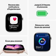 Apple Watch Series 11 jet black aluminium 46mm black sport band Size S/M