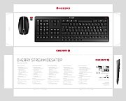 CHERRYSTREAMDESKTOP/RECHARGEKEYBOARD AND MOUSE SET