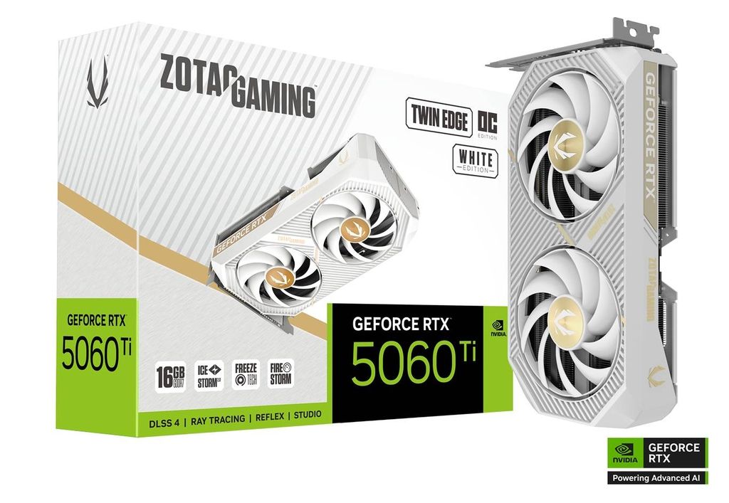 Zotac GAMING GeForce RTX 5060 Ti Twin Edge OC NVIDIA 16 GB GDDR7