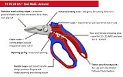 KNIPEX - Cable Cutting Scissors 20