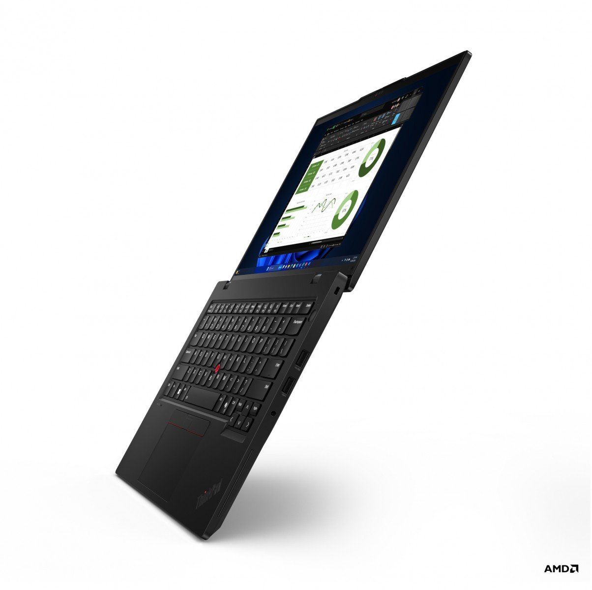 Laptop Lenovo ThinkPad L14 Gen 5 21L5002MPB, 14 inch 1920 x 1200, AMD Ryzen 7 7735U (8 C / 16 T, 2.7 GHz - 4.75 GHz, 4 MB + 16 MB cache, 28 W), 16 GB DDR5, 512 GB SSD, AMD Radeon Graphics, Windows 11 Pro
