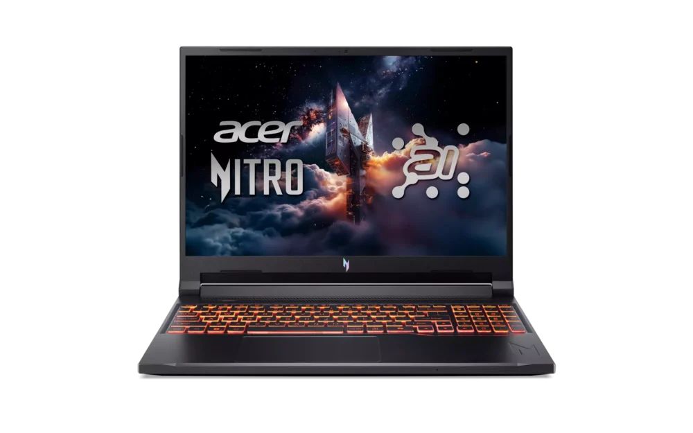 Laptop Acer Nitro V 16 AI ANV16-42-R0W6, 16 inch 1920 x 1200, AMD 260 (8 C / 16 T, 3.8 GHz - 5.1 GHz, 8 MB + 16 MB cache), 32 GB DDR5, 1 TB SSD, Nvidia GeForce RTX 5070, Windows 11 Home