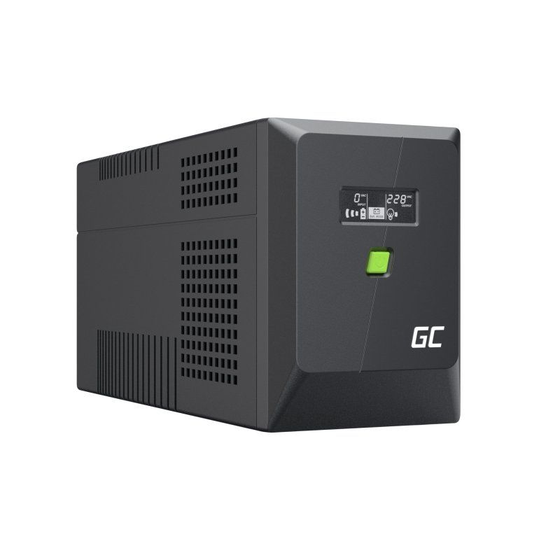 Green Cell uninterruptible power supply (UPS) 2 kVA 1400 W 4 AC outlet(s)
