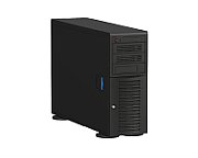 Server SuperMicro SuperWorkstation 7049A-T, Tower 4U, fara procesor, 2 x Intel socket 3647  max 205 W, fara memorie, 8 x LFF, 1200 W