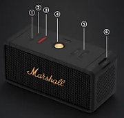 Marshall Middleton - Bluetooth speaker  black and copper