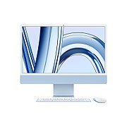Apple iMac Apple M M3 59,7 cm (23.5 ) 4480 x 2520 Pixel PC all-in-one (multifuncțional) 8 Giga Bites 256 Giga Bites SSD macOS Sonoma Wi-Fi 6E (802.11ax) Albastr