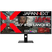 JAPANNEXT Monitor 40  IPS UWQHD (3440 x 1140) 21:9, 144Hz, 1ms, 2xHDMI 2.0, DP, HDR400, HDMI DP, USB Type-C 90W, VESA, Speakers
