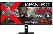 JAPANNEXT Monitor 40  IPS UWQHD (3440 x 1140) 21:9, 144Hz, 1ms, 2xHDMI 2.0, DP, HDR400, HDMI DP, USB Type-C 90W, VESA, Speakers