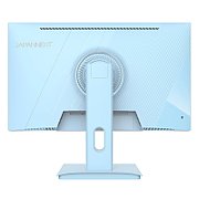 JAPANNEXT Monitor 23.8  IPS Full HD (1920 x 1080), 120Hz, 0.5ms, Height & Tilt Adjustment, Speakers, Pastel Blue