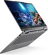 Laptop Lenovo Yoga 14ILL10 83JQ004DPB, 14 inch 1920 x 1200 Touchscreen, Intel Core Ultra 5 226V (8 C / 8 T, 2.2 GHz - 4.5 GHz, 8 MB cache, 12 W), 16 GB LPDDR5X, 1 TB SSD, Intel Graphics, Windows 11 Home, Tastatura US International, Storm Grey