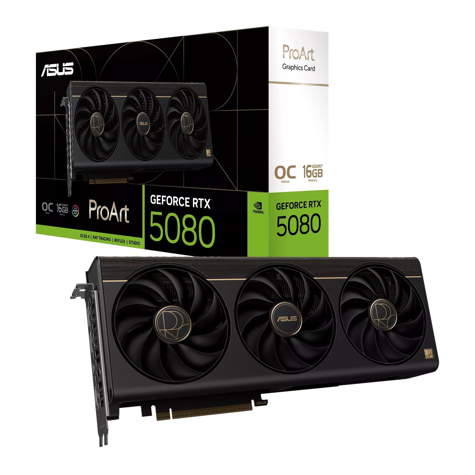 ASUS ProArt -RTX5080-O16G NVIDIA GeForce RTX 5080 16 GB GDDR7