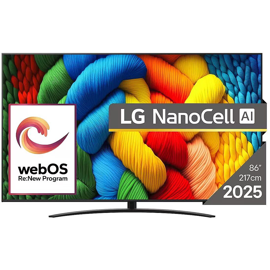 LG NanoCell AI 86NANO81A3A TV 2.18 m (86 ) 4K Ultra HD Smart TV Wi-Fi Black