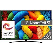 LG NanoCell AI 86NANO81A3A TV 2.18 m (86 ) 4K Ultra HD Smart TV Wi-Fi Black
