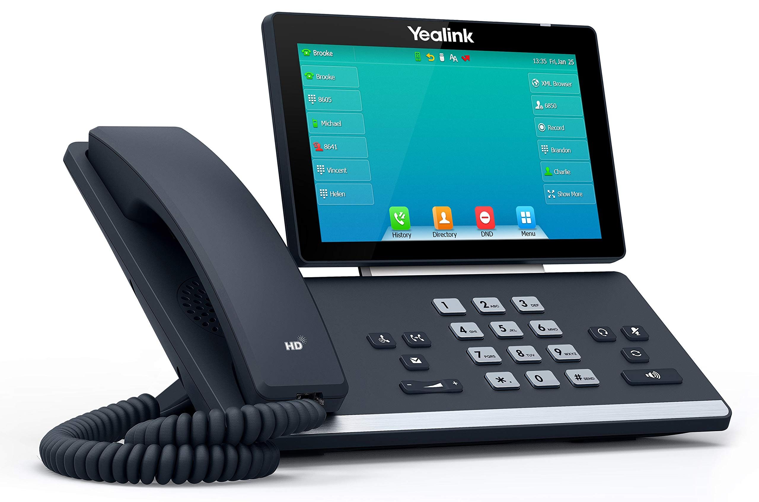 Yealink SIP-T57W telefoane IP Gri LCD Wi-Fi