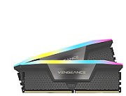 Memorie DDR5, 64GB, KIT 2x32GB, 6000MT/s, C40, 1.30V, XMP&EXPO, Gri, RGB, VENGEANCE