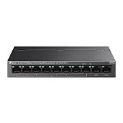 Switch TP Link 8-Port 10/100Mbps+2-Port Gigabit Desktop Switch with 8- Port PoE+, 10BASE-T: UTP category 3, 4, 5 cable (maximum 100m), 100BASE- TX: UTP category 5 or above cable (maximum 100m), 1000BASE-T: UTP category 5e or above cable (maximum 100m), 5.6 Gbps