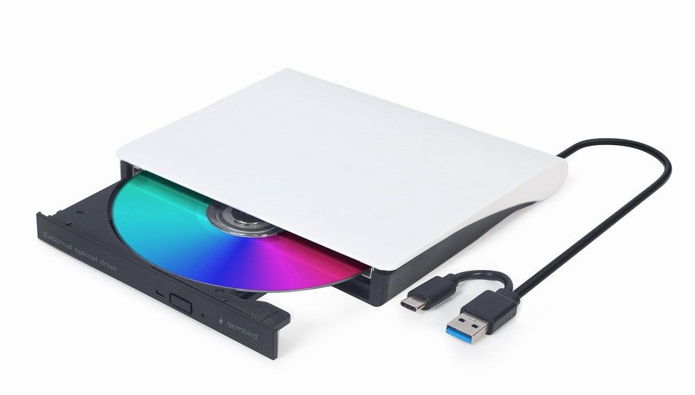 Gembird DVD-USB-031-BW External USB DVD drive  black-white