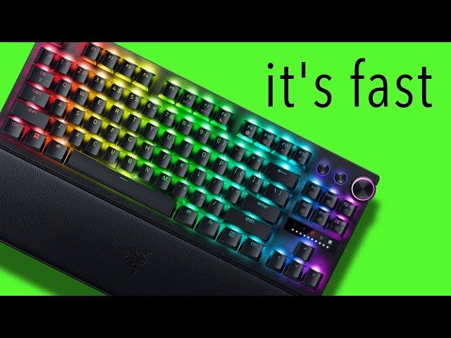 Tastatura mecanica Razer Huntsman V3 Pro Tenkeyless 8KHz, iluminare Razer Chroma RGB, US layout, negru