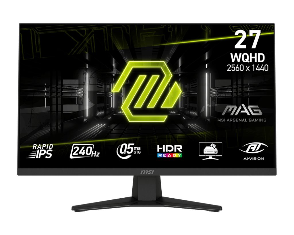 MSI MAG 274QF X24 27inch Rapid IPS WQHD 240Hz 250cd/m2 0.5ms 2xHDMI2.0 DP