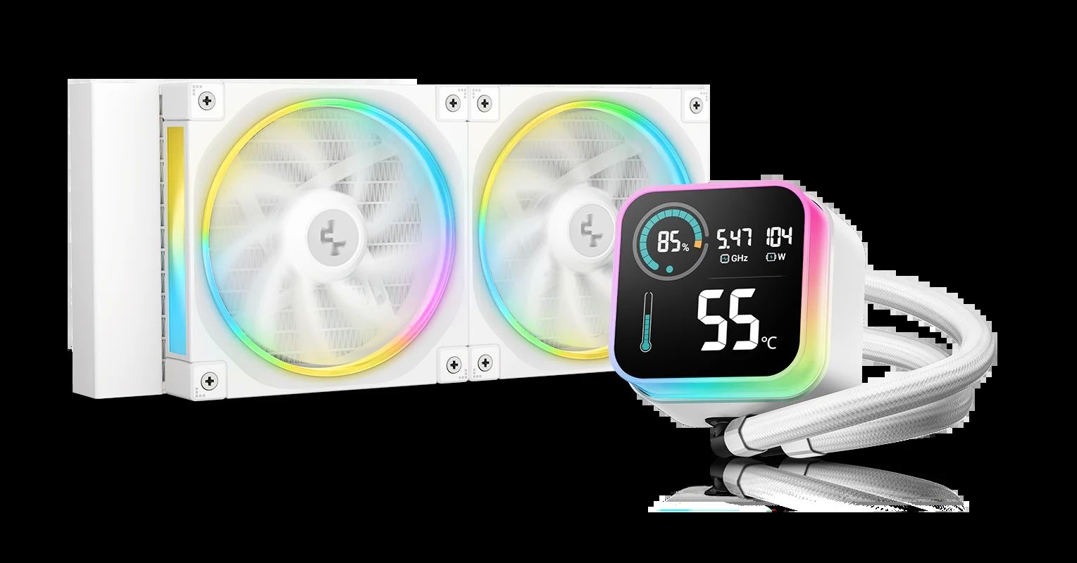 Chłodzenie wodne DeepCool LQ240 WH