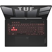 Laptop Asus TUF Gaming A17 FA707NUG-HX159, 17 inch 1920 x 1080, AMD 7445HS (6 C / 12 T, 3.55 GHz - 4.7 GHz, 6 MB + 16 MB cache), 16 GB DDR5, 1 TB SSD, Nvidia GeForce RTX 4050, Fara sistem de operare