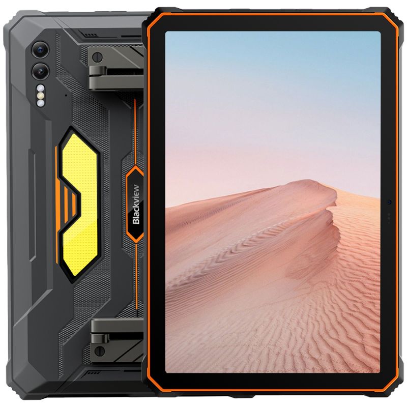Blackview Active 12 Pro Rugged Tab 5G 12GB/256 11-inch FHD 1920x1200 IPS 90Hz LCD Corning Glass 3 + PROJECTOR 120-inch MT7300 Octa-core 2.5GHz 50MP Front/108MP Rear Camera night vision 30000mAh NO charging Android 15 NFC MIL-STD-810H Black