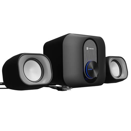 NATEC speakers Pug 11W RMS 2.1 black