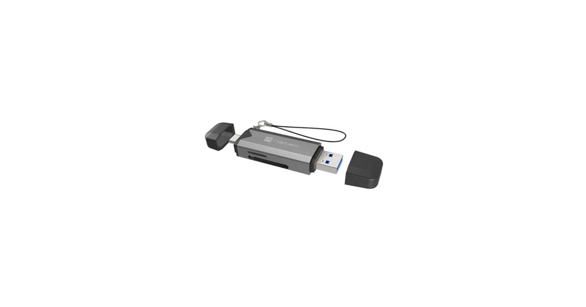 NATEC Card Reader Scarab 3 USB-A + USB-C SD/Micro SD USB 3.1 Gen 1