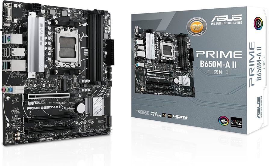 MB AMD B650 SAM5 MATX/PRIME B650M-A II-CSM ASUS