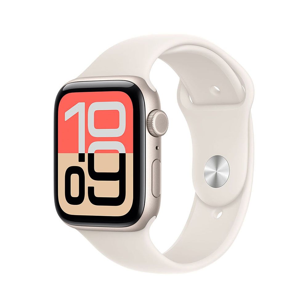 Apple Watch SE 3 GPS + Cellular 40mm Starlight Aluminium Case with Starlight Sport Band - M/L