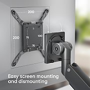 MONITOR ACC WALL MOUNT/17-57  BLACK G130-B ONKRON
