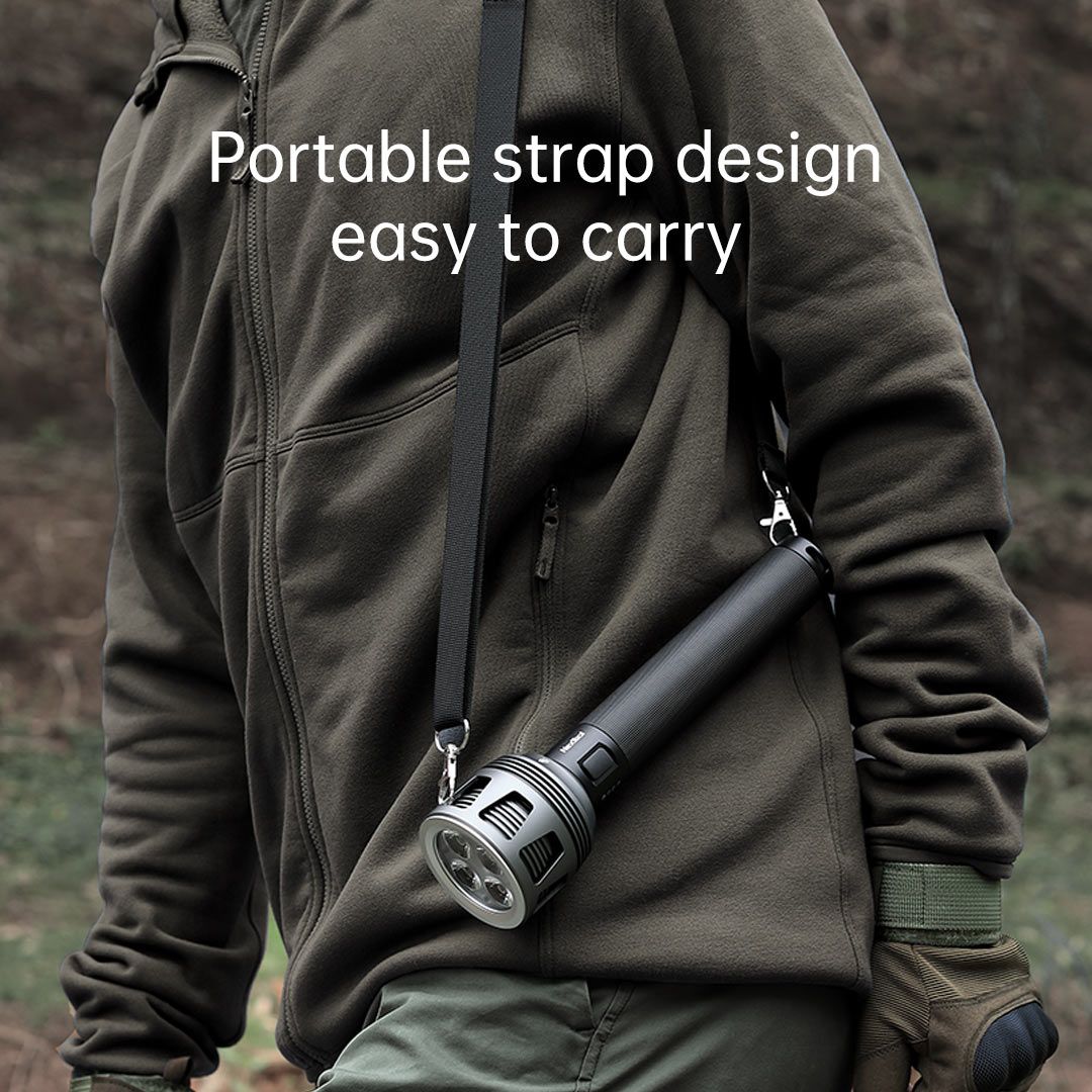 Latarka ledowa szperacz NexTool NE20168 3.600lm 450m 120h akumulator wodoodporna