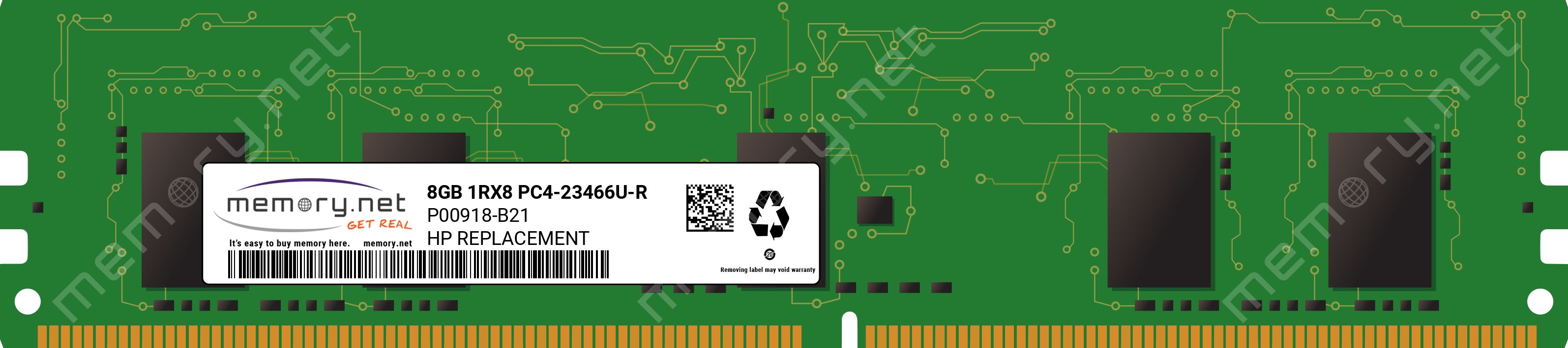 Hewlett Packard Enterprise P00918-B21 module de memorie 8 Giga Bites 1 x 8 Giga Bites DDR4 2933 MHz