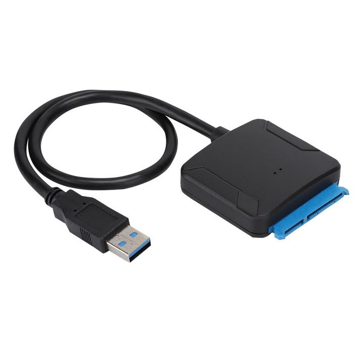 USB 3.0 to SATA 22pin converter
- Plug &ampamp Play
- can be used with 2.5&ampquot HDD and SSDs
- power supply possibility with 12V 2A, DC plug 5.5x2.1mm
- up to 16TB
Packaging: blister 1 pc.