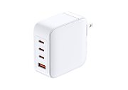 INCARCATOR retea D-Link, Quick Charge GaN PD 3.0, 100W, 3 x USB Type-C  20.0V / 5.0A max, 1 x USB 12.0V / 2.5A , alb  DCP-101  (timbru verde 0.18 lei)