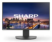 Sharp MODEL DD-EA241F, Negru, monitor LCD de 24 , FHD (1920x1080), DP, HDMI, DVI, VGA, ajustabil pe înălțime cu 150 mm