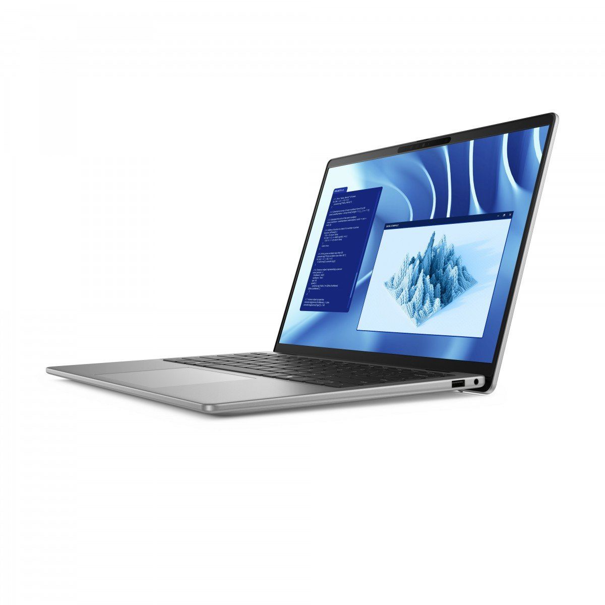Laptop Dell Latitude 7455 4GMVG, 14 inch 2560 x 1600 Touchscreen, Qualcomm X Plus X1P-64-100 (10 C / 10 T, 3.4 GHz - 3.4 GHz), 16 GB LPDDR5X, 512 GB SSD, Qualcomm Adreno, Windows 11 Pro, Tastatura Nordic