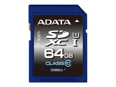 CARD SD ADATA, 64 GB, SDXC, clasa 10, standard UHS-I U1, 