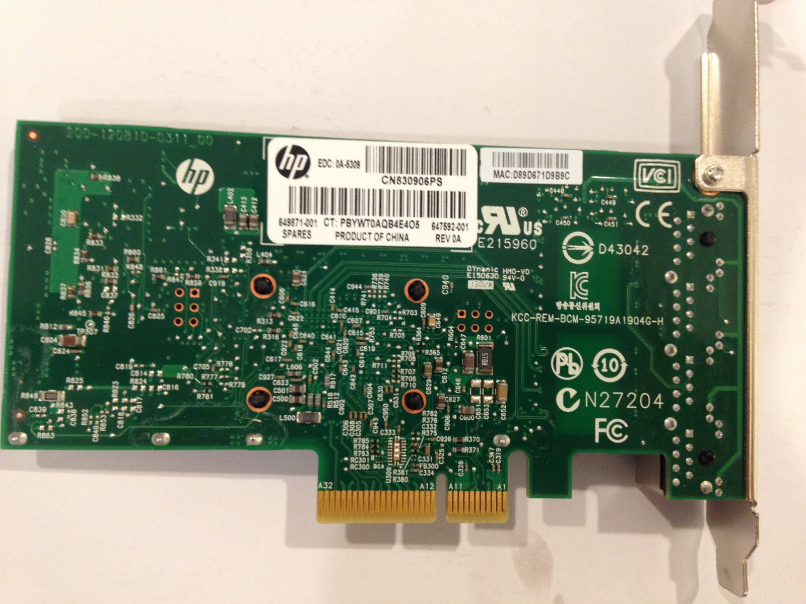 HPE 1GbE 4p BASE-T BCM5719 Adptr_3