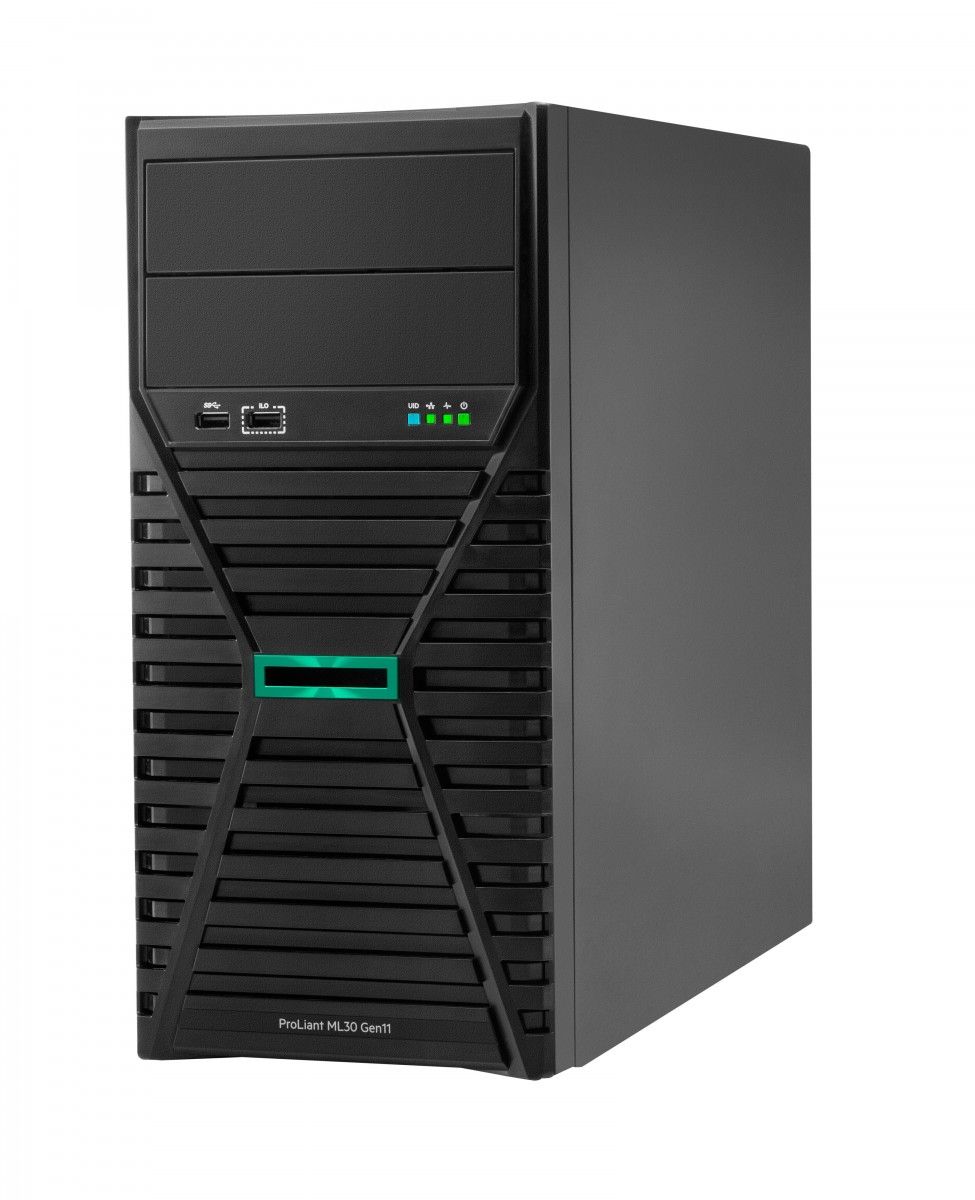 HPE ProLiant ML30 Gen11 6333P 3.1GHz 6c 1P 1x32GB-U 8SFF MR216i-p 2x480GB SSD 2x1000W PS EU Server