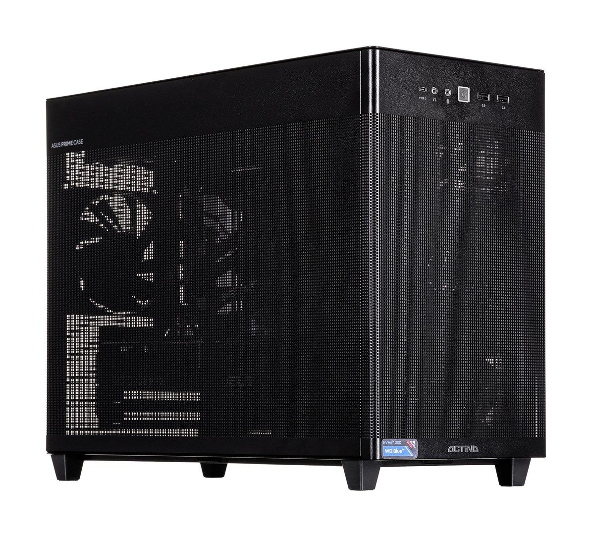 Desktop PC Actina KOMACNGIP0509, AMD Ryzen 5 9500 (6 C / 12 T, 3.8 GHz - 5 GHz), 32 GB RAM, 1 TB SSD, NVIDIA GeForce RTX 5070 12 GB, Fara sistem de operare