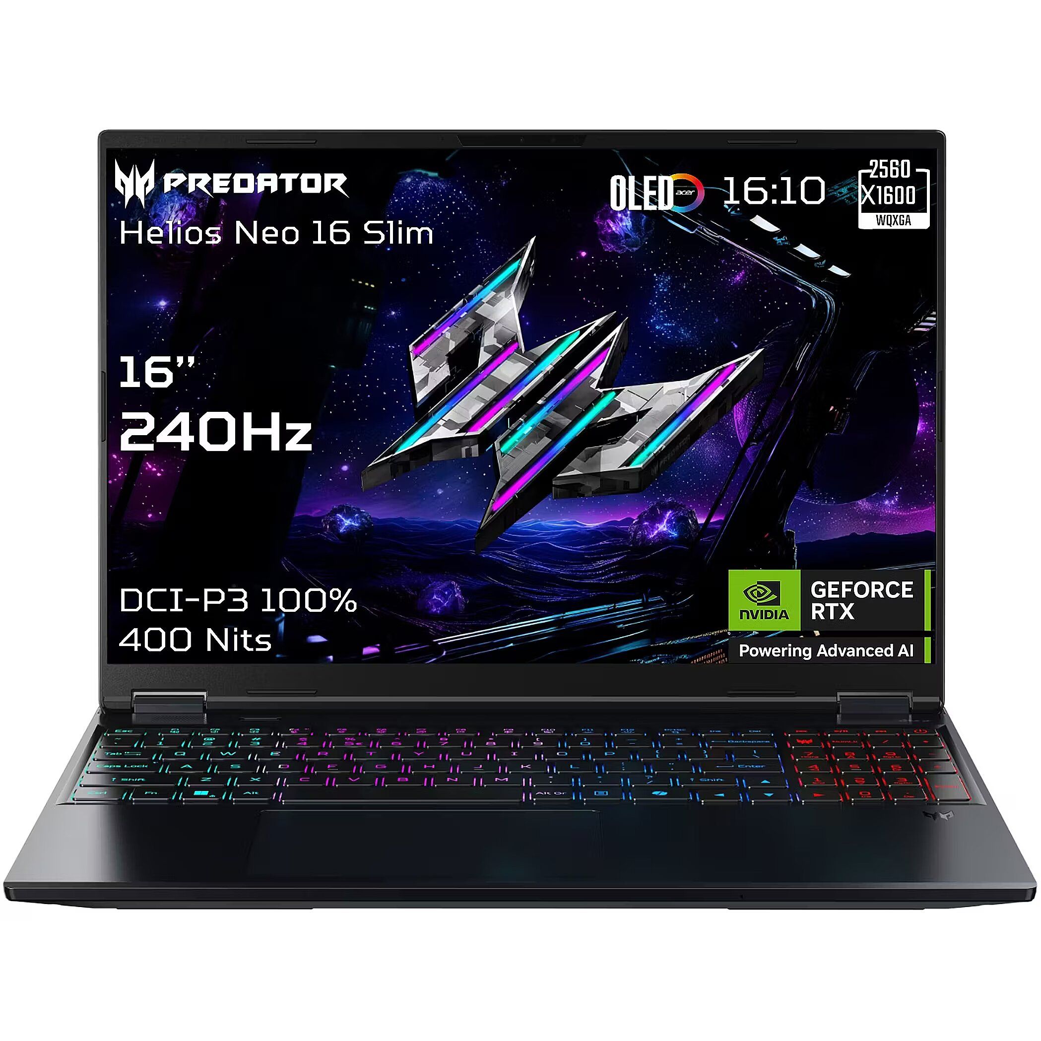 Laptop Acer Predator Helios Neo 16S AI NH.QX7EL.002, 16 inch 1920 x 1080, Intel Core Ultra 9 275HX (24 C / 24 T, 2.7 GHz - 5.4 GHz, 40 MB cache, 28 W), 32 GB DDR5, 1 TB SSD, Nvidia GeForce RTX 5070 Ti, Windows 11 Home