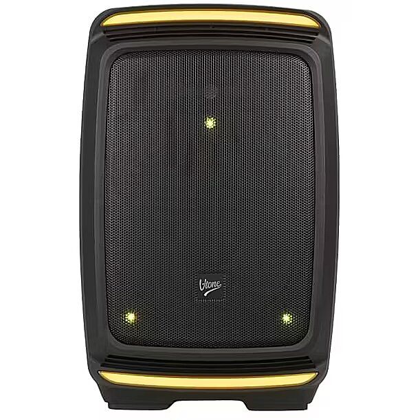 V-TONE OrionX 14 ACCU - Kolumna aktywna akumulatorowa czarna  Bluetooth  TWS  USB  AUX  FM  DSP  wysuwana rączka  kółka transportowe  135W RMS