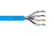 DIGITUS network cable - 100m - light blue