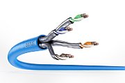 DIGITUS network cable - 100m - light blue