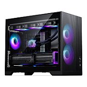 PHANTEKS XT M3 PC Case  Mini Case  mATX  RGB  Tempered Glass - including 3x 120 mm fans  black