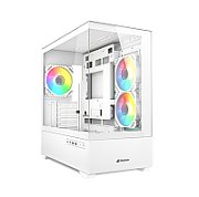 Case Sharkoon MK6 RGB Micro-ATX 1xGlass white