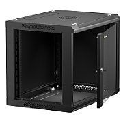 HANGING RACK INSTALLATION CABINET 19  12U 600X600 GREY LANBERG PERFORATED DOOR (FLAT PACK)